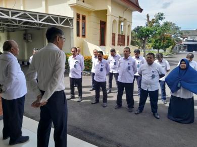 Apel Senin Pagi di Pimpin oleh Ketua PT TUN Banjarmasin